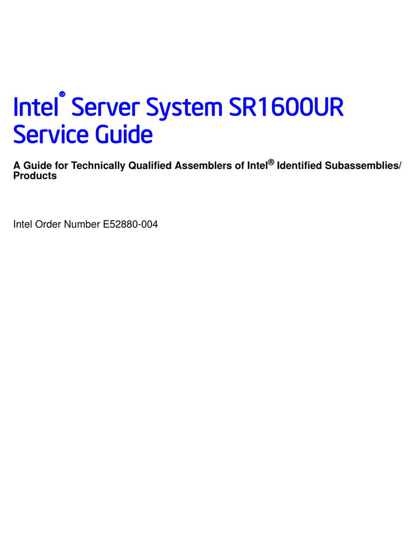 Intel SR1600UR - Server System - 0 MB RAM Manuel utilisateur