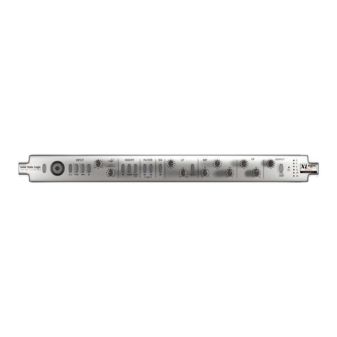 Solid State Logic XLogic Alpha Channel Manuel