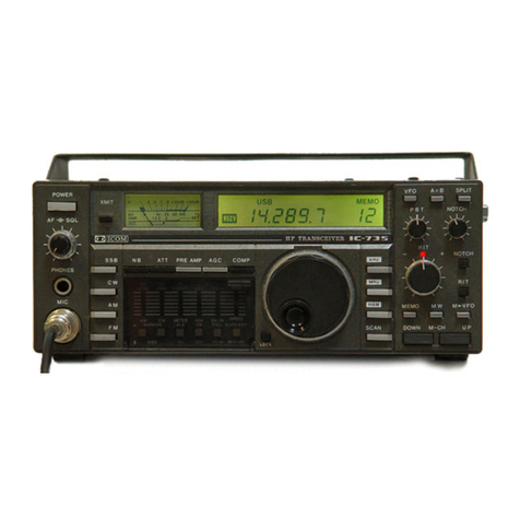 Icom IC-735 Manuel utilisateur