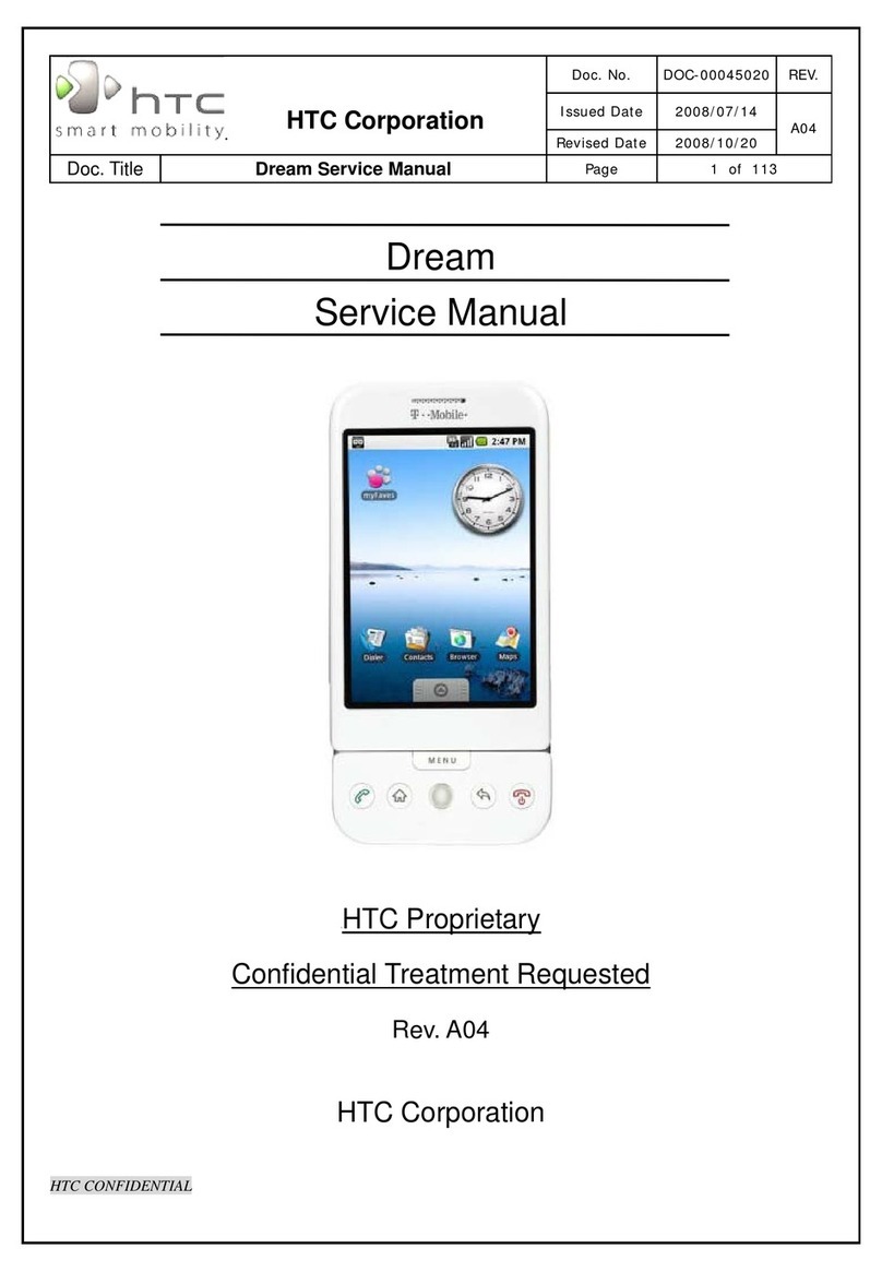 HTC Dream Manuel utilisateur