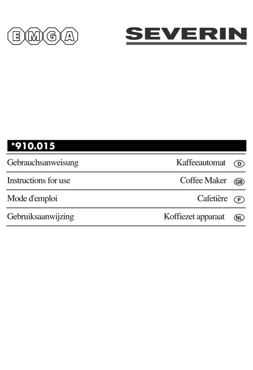 SEVERIN *910.015 Manuel utilisateur SEVERIN *910.015 Manuel utilisateur