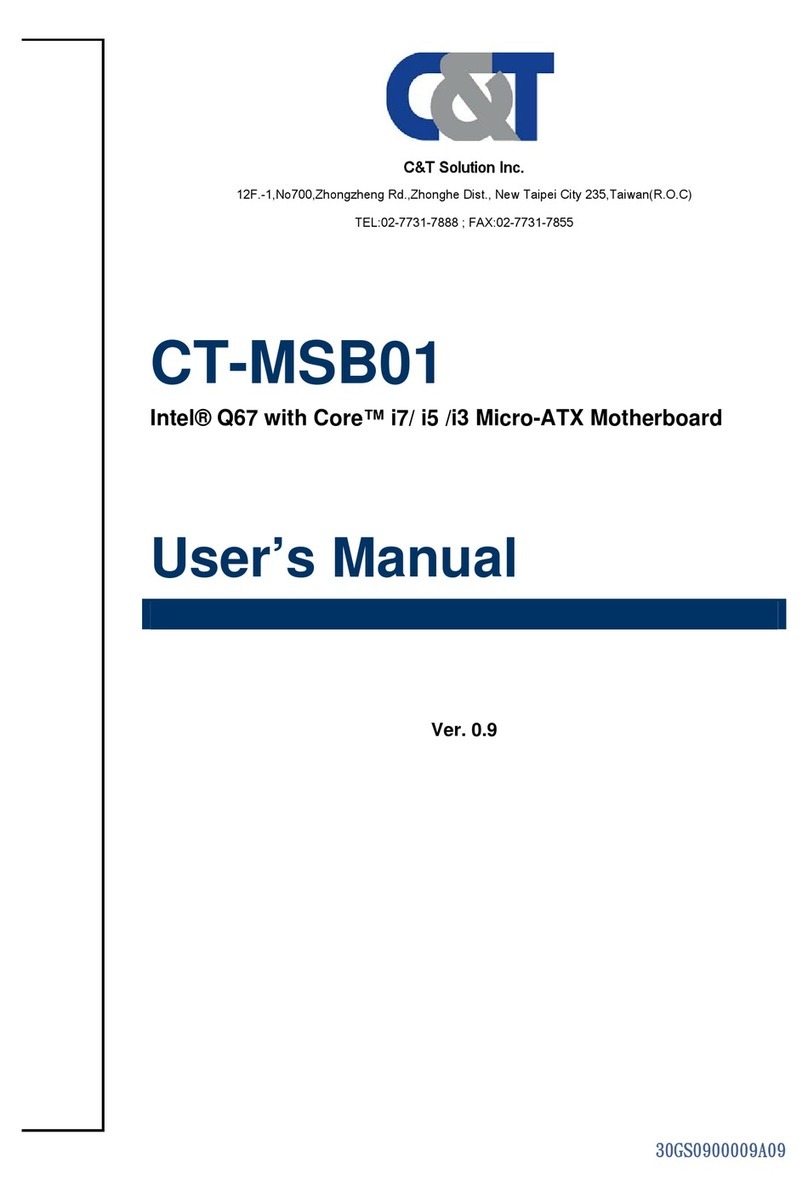 C&T Solution CT-MSB01 Manuel utilisateur