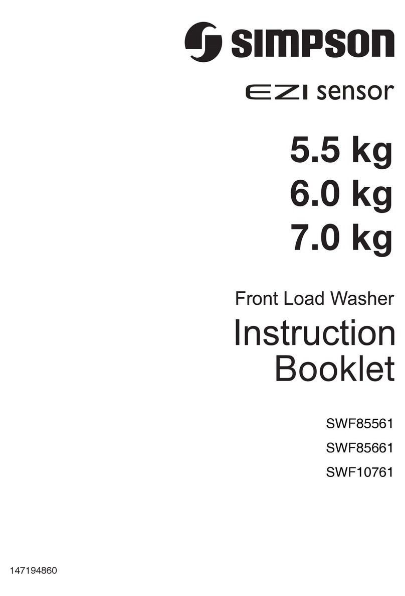 Simpson SWF85561 Manuel utilisateur