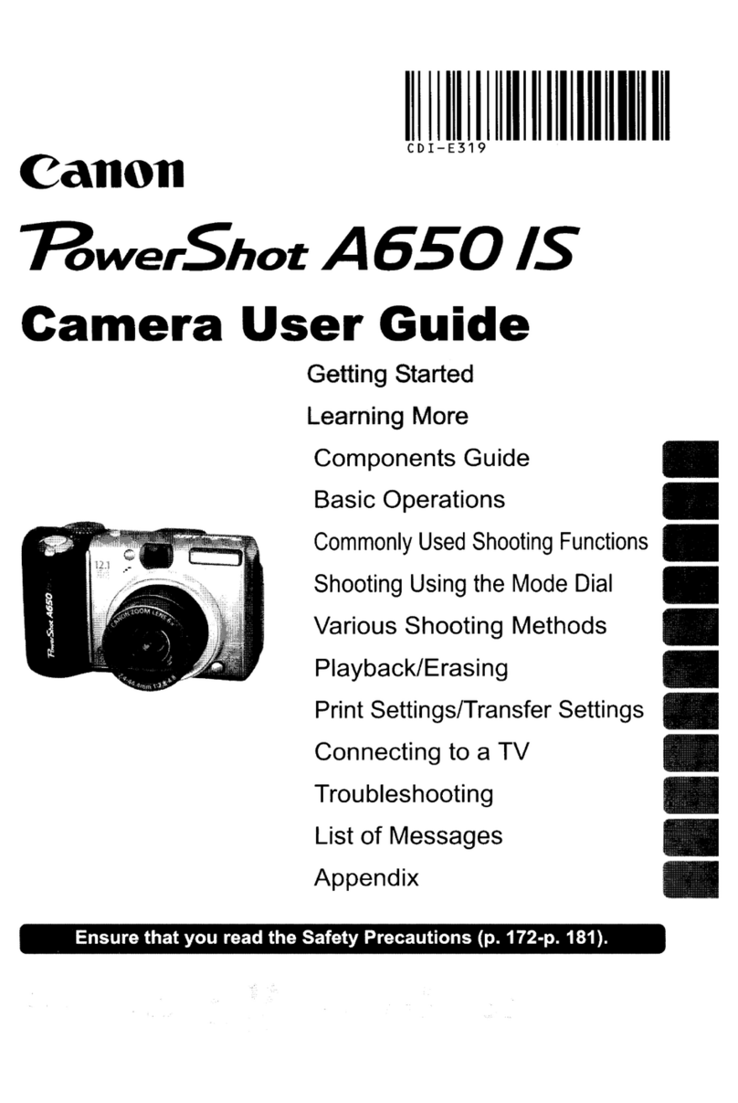 Canon Powershot A650 IS Manuel utilisateur