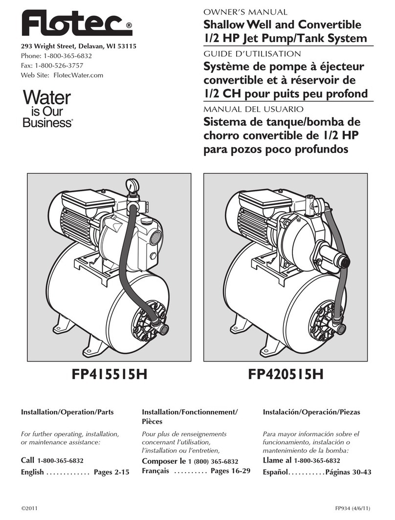 Flotec FP415515H Manuel utilisateur