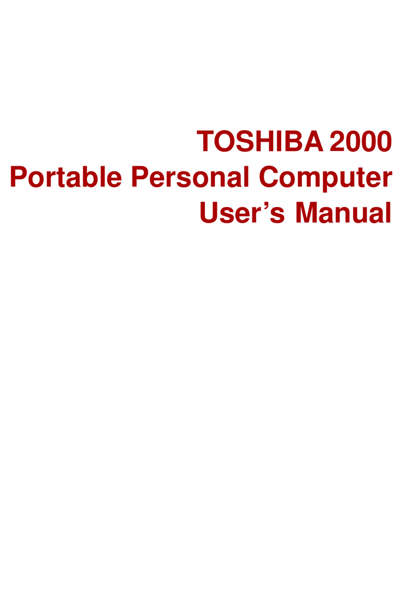 Toshiba 2000 Manuel utilisateur