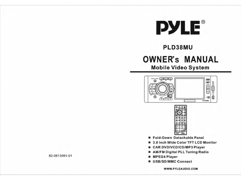 Pyle PLD38MU Manuel utilisateur