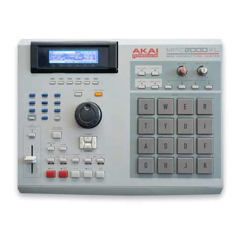 Akai MPC 2000XL Manuel utilisateur