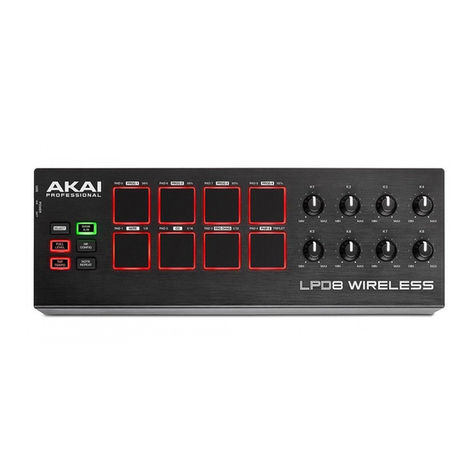 Akai LPD8 Manuel utilisateur