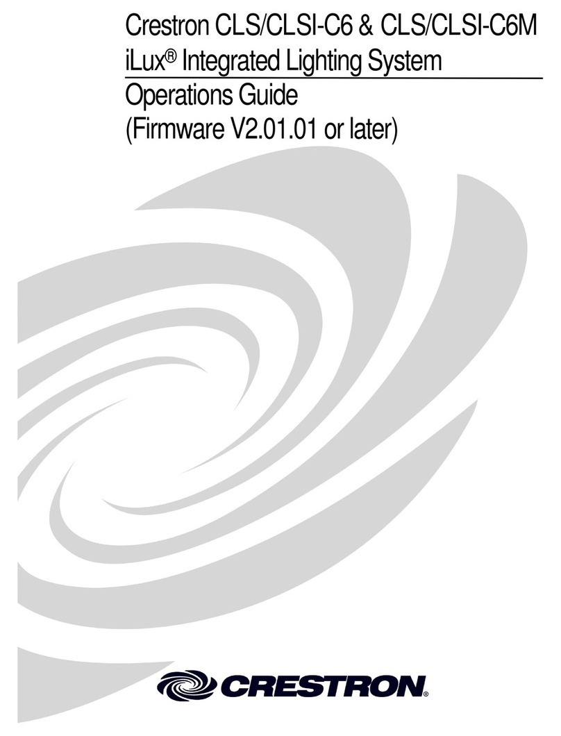 Crestron CLS Manuel utilisateur