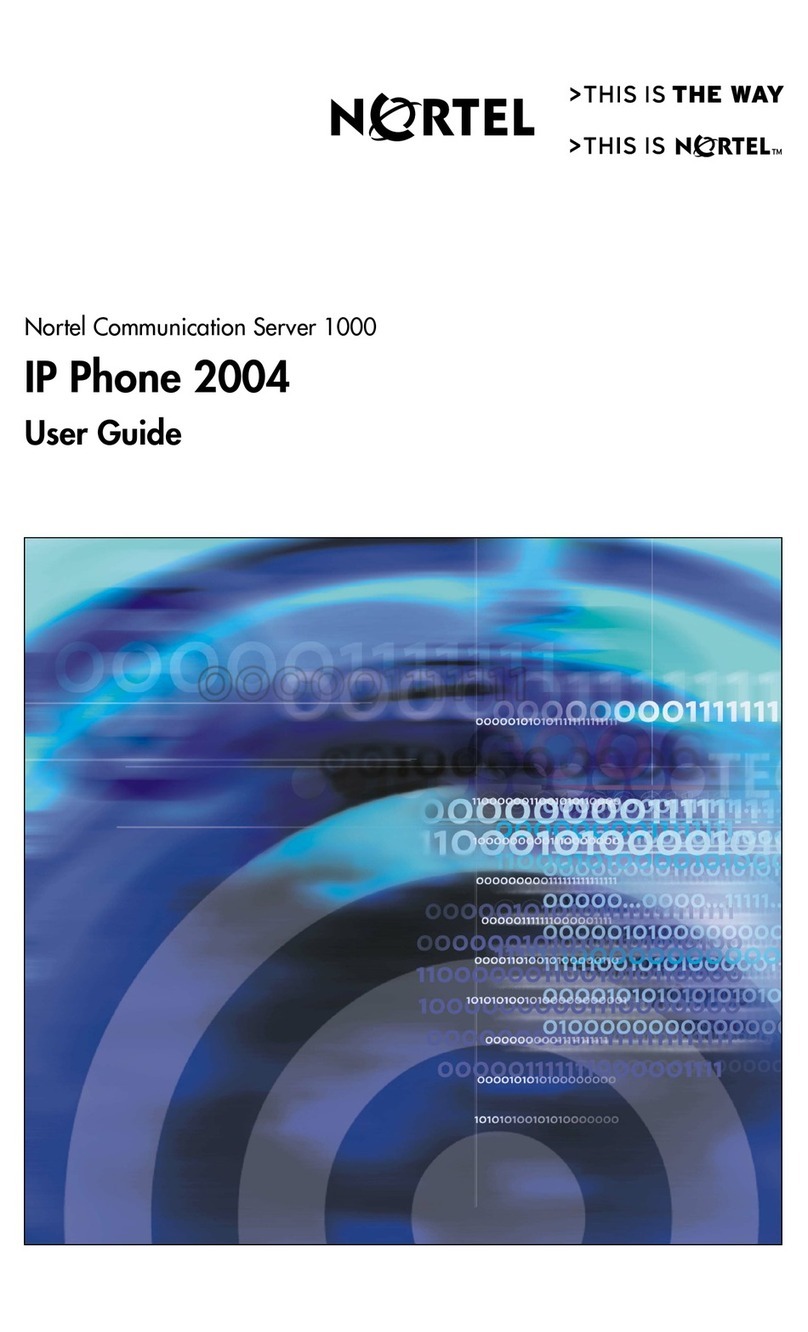 Nortel IP Phone 2004 Manuel utilisateur