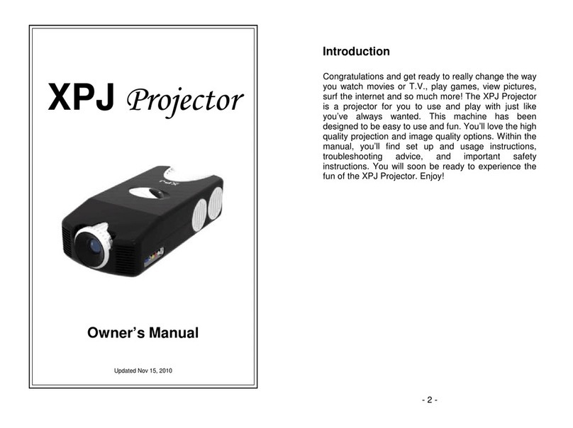 Lens Technology XPJ Manuel utilisateur