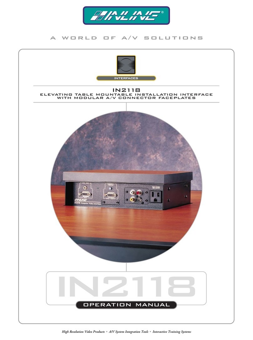 Inline IN2118 Manuel utilisateur