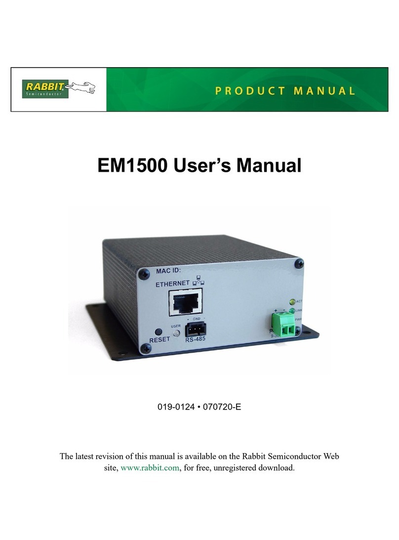 Rabbit EM1500 Manuel utilisateur