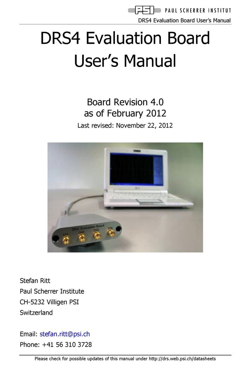 PSI DRS4 Manuel utilisateur