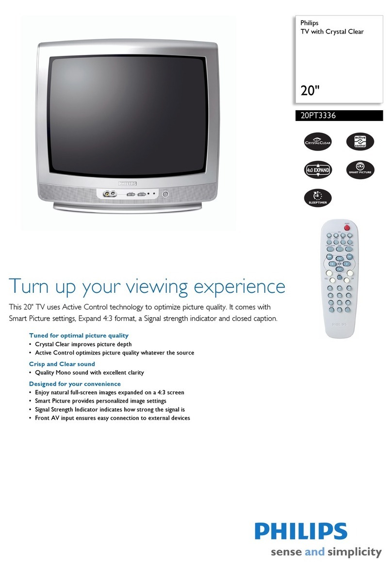 Philips 20PT3336 Manuel utilisateur