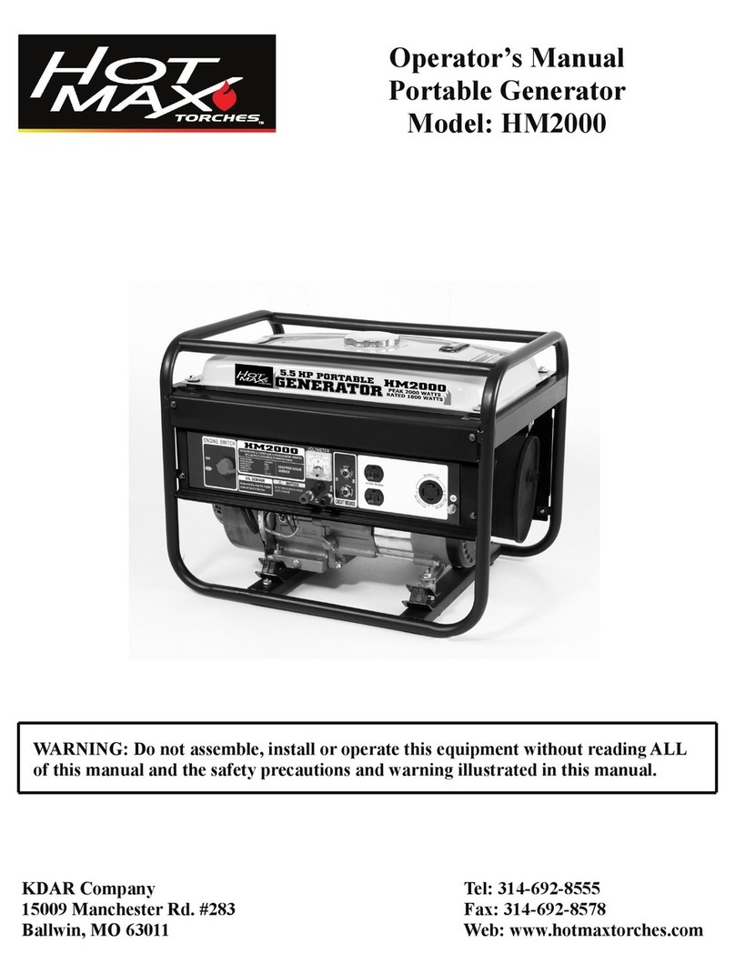 Hot Max HM2000 Manuel utilisateur