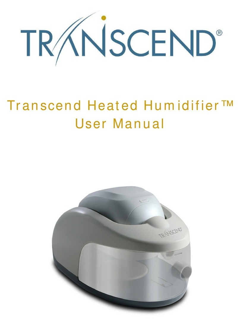 Transcend Heated Humidifier Manuel utilisateur