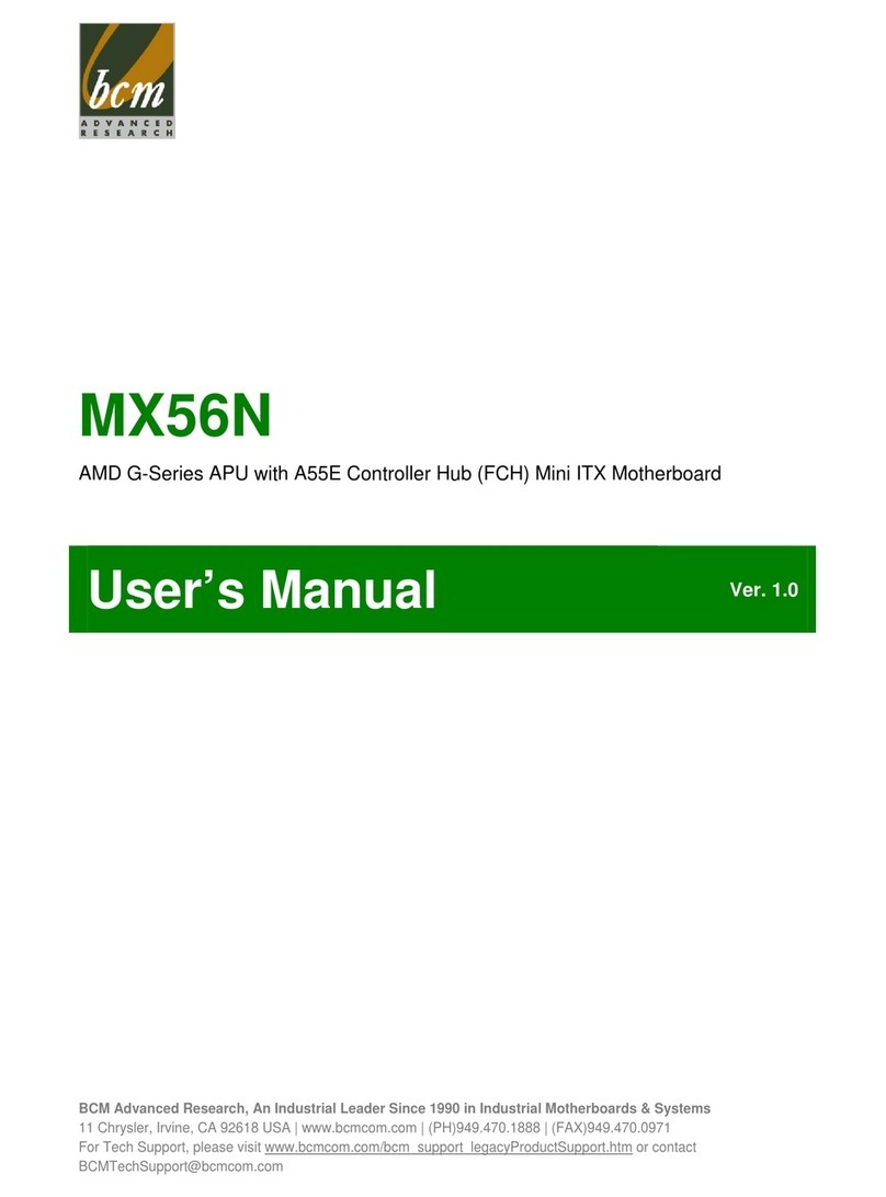 BCM MX56N Manuel utilisateur