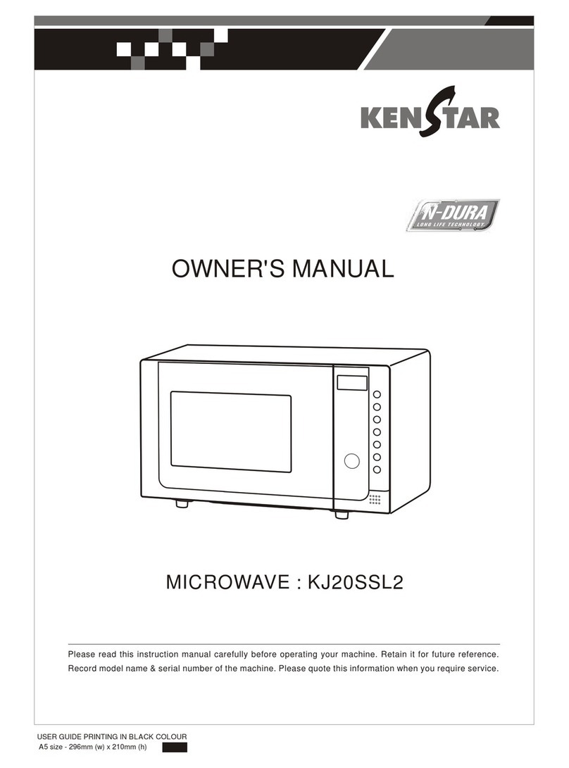 Kenstar KJ20SSL2 Manuel utilisateur