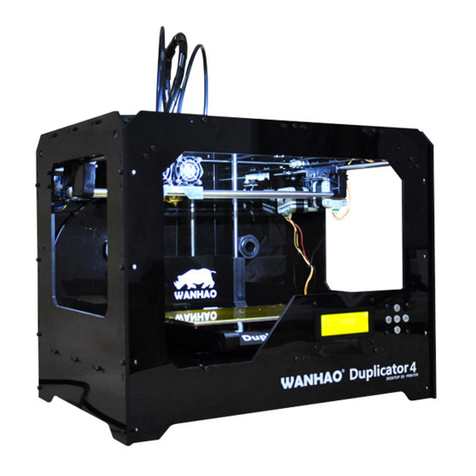 WANHAO Duplicator 4 Manuel utilisateur