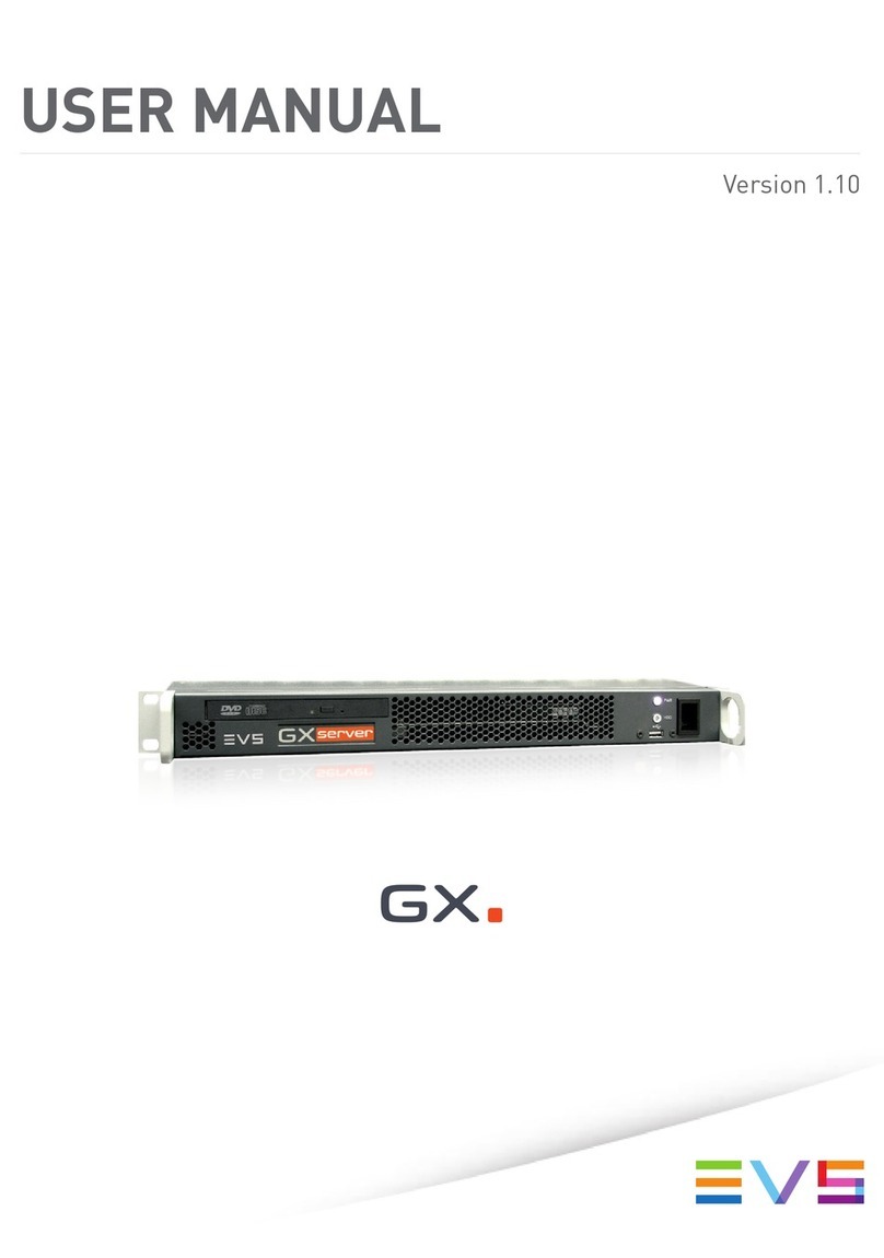 EVS GX Manuel utilisateur