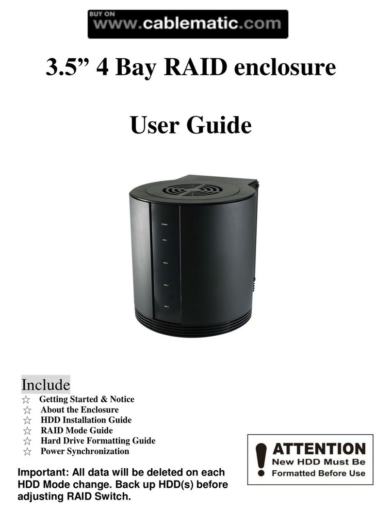 Cablematic 3.5" Manuel utilisateur