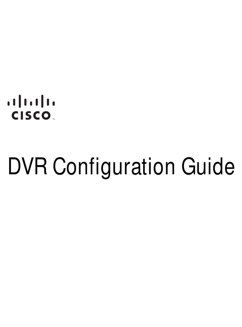 Cisco DVR Manuel utilisateur