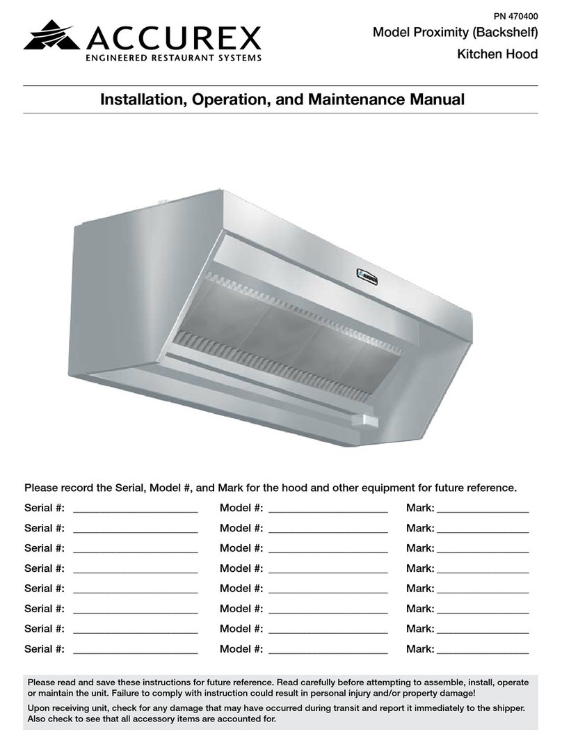 Accurex 470400 Manuel utilisateur