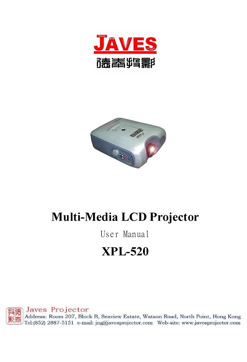 Javes XPL-520 Manuel utilisateur Javes XPL-520 Manuel utilisateur