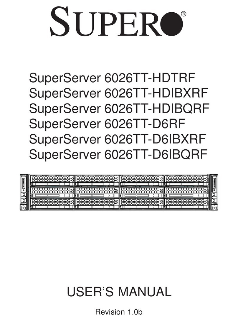 Supero SuperServer 6026TT-HDTRF Manuel utilisateur