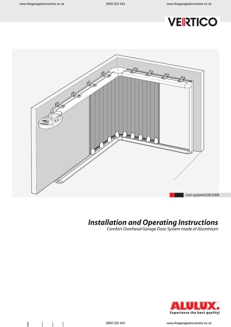 Garage Door Centre Vertico Manuel utilisateur