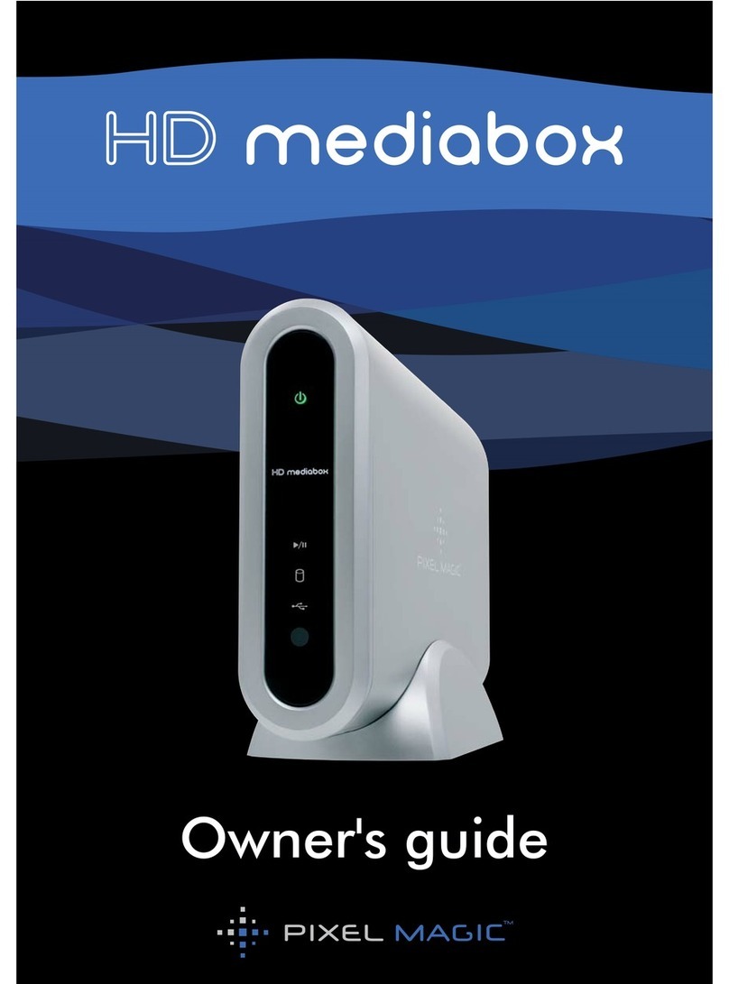 Pixel Magic hd Mediabox Manuel utilisateur