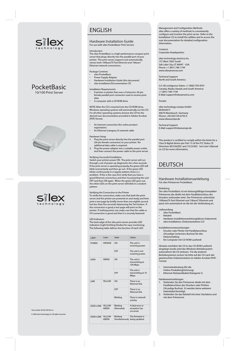 Silex technology PocketBasic Manuel