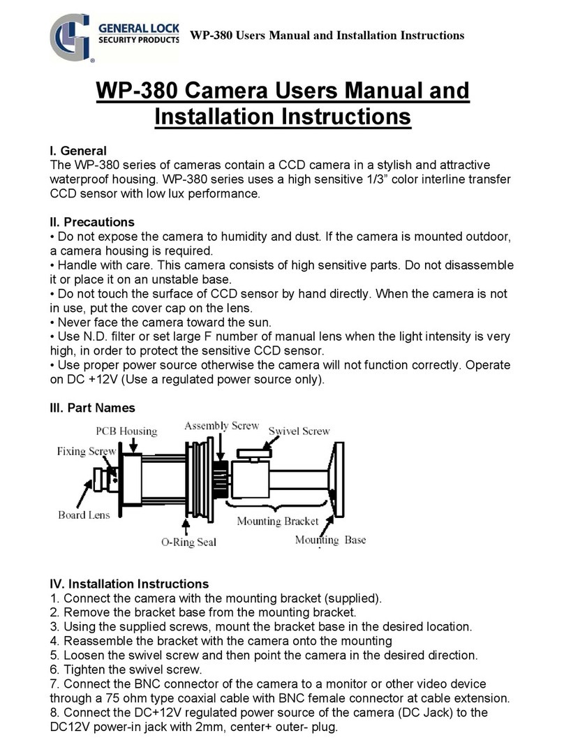 General Lock WP-380 Manuel utilisateur