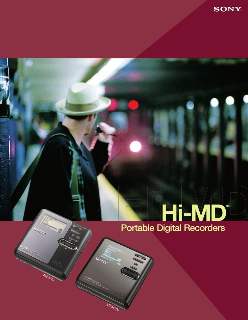 Sony MZ-M10 Manuel utilisateur