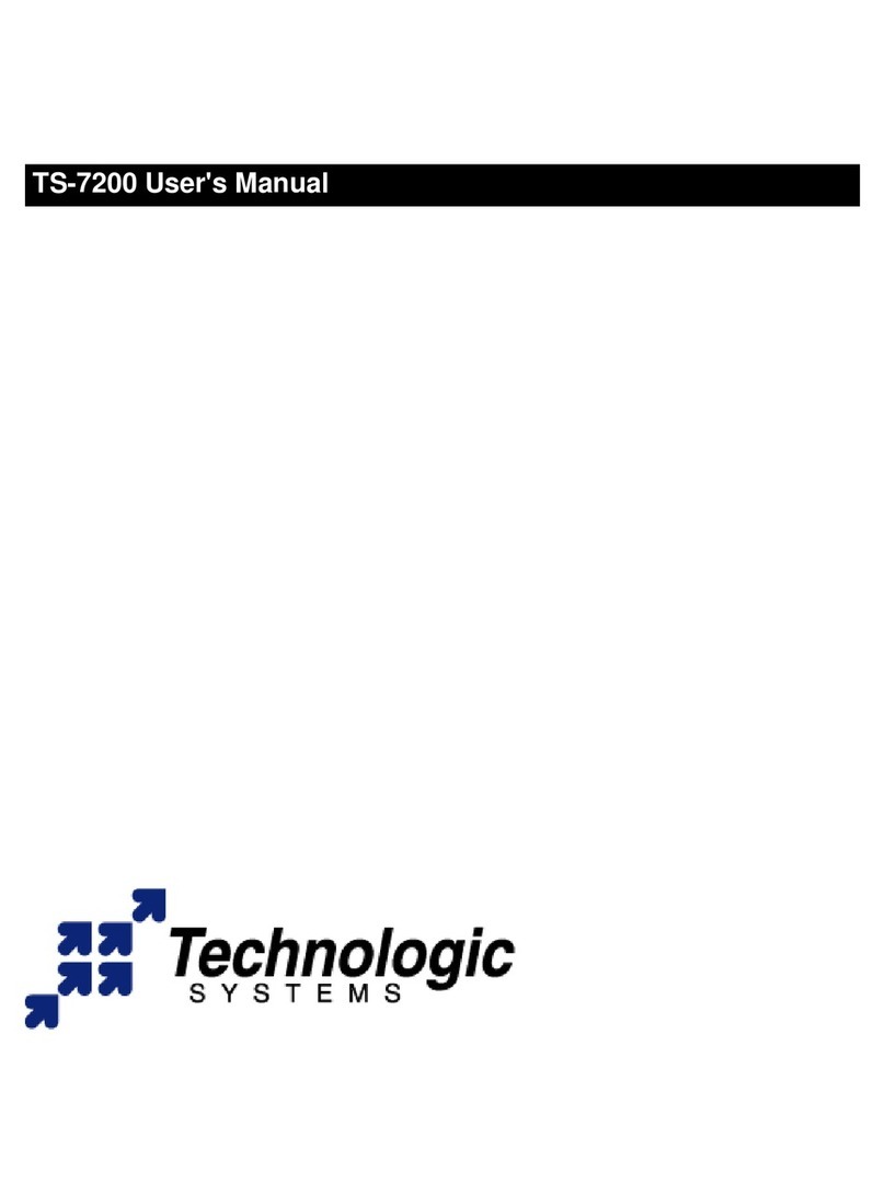 Technologic Systems TS-7200 Manuel utilisateur