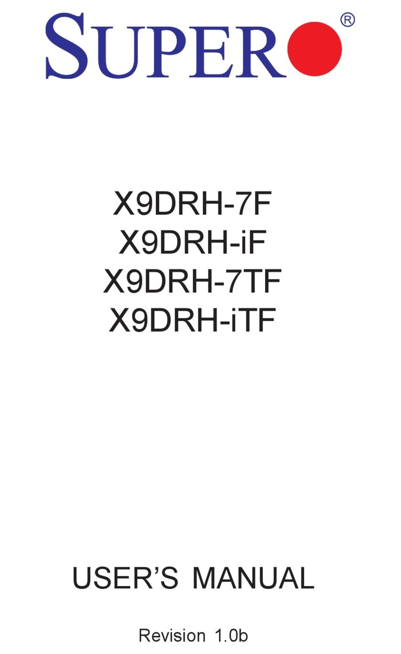 Supero X9DRH-7F Manuel utilisateur