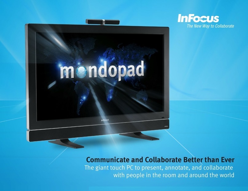 InFocus mondopad Manuel utilisateur
