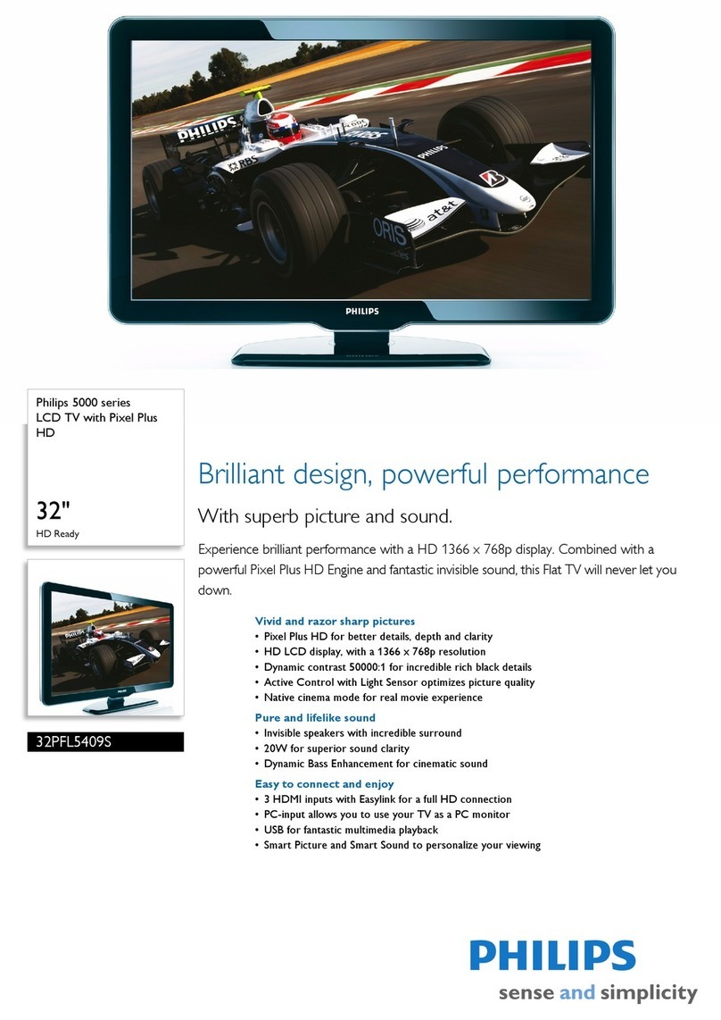 Philips 32PFL5409S/98 Manuel utilisateur