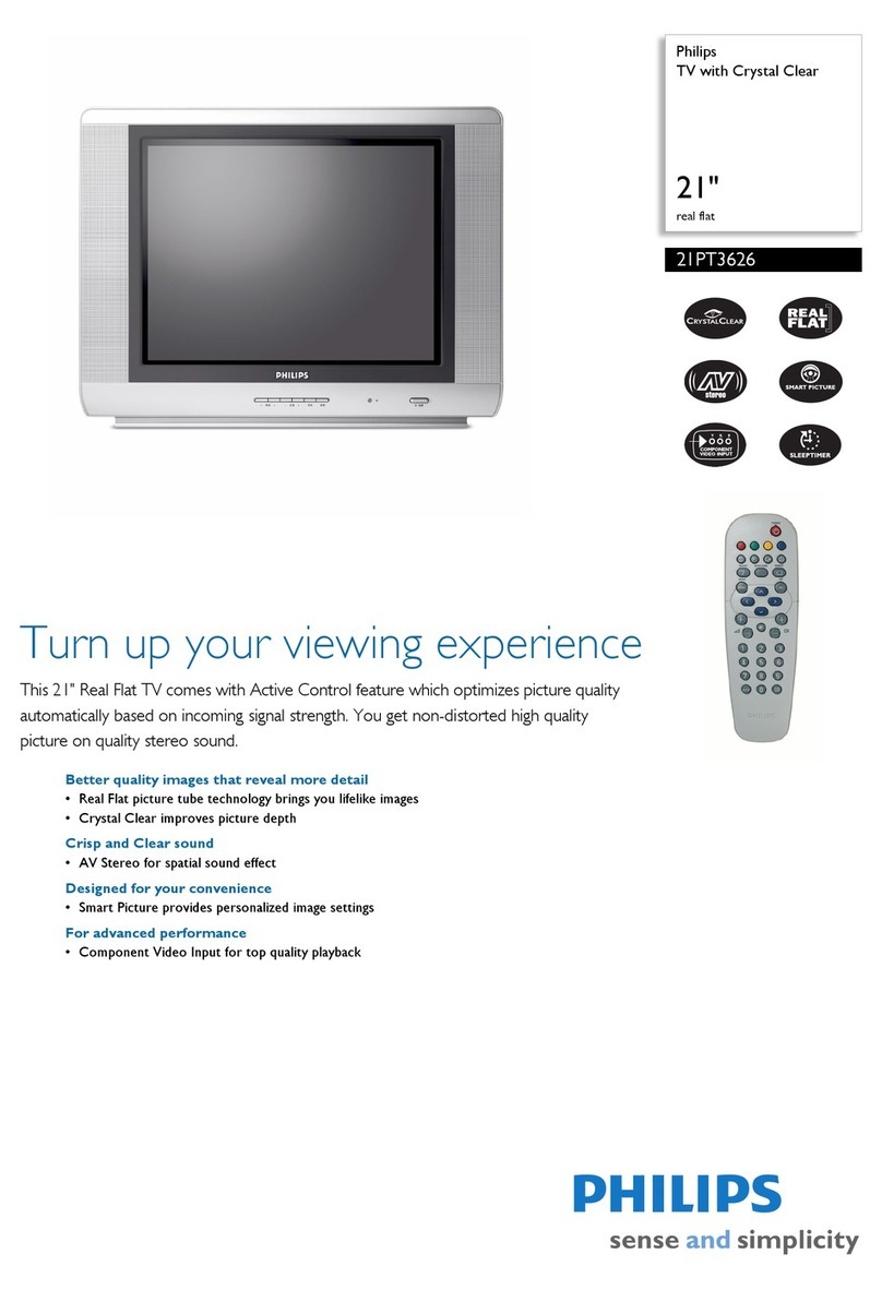 Philips 21PT3626 Manuel utilisateur