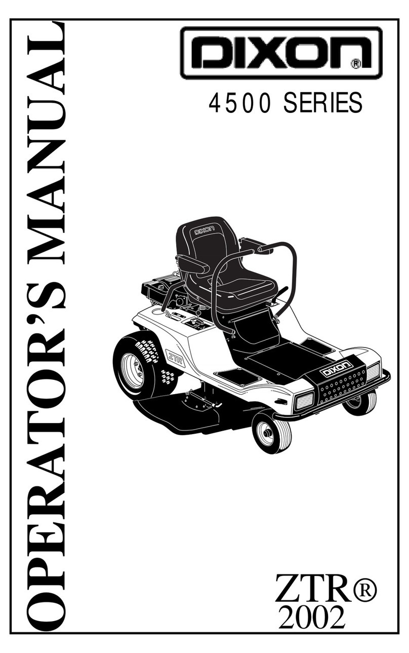 Dixon Zeeter Classic ZTR 2002 Manuel utilisateur