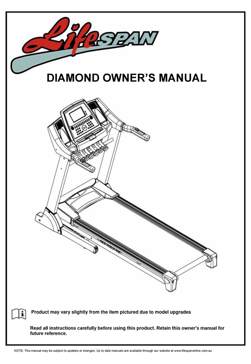 Life Span Diamond Manuel utilisateur Life Span Diamond Manuel utilisateur