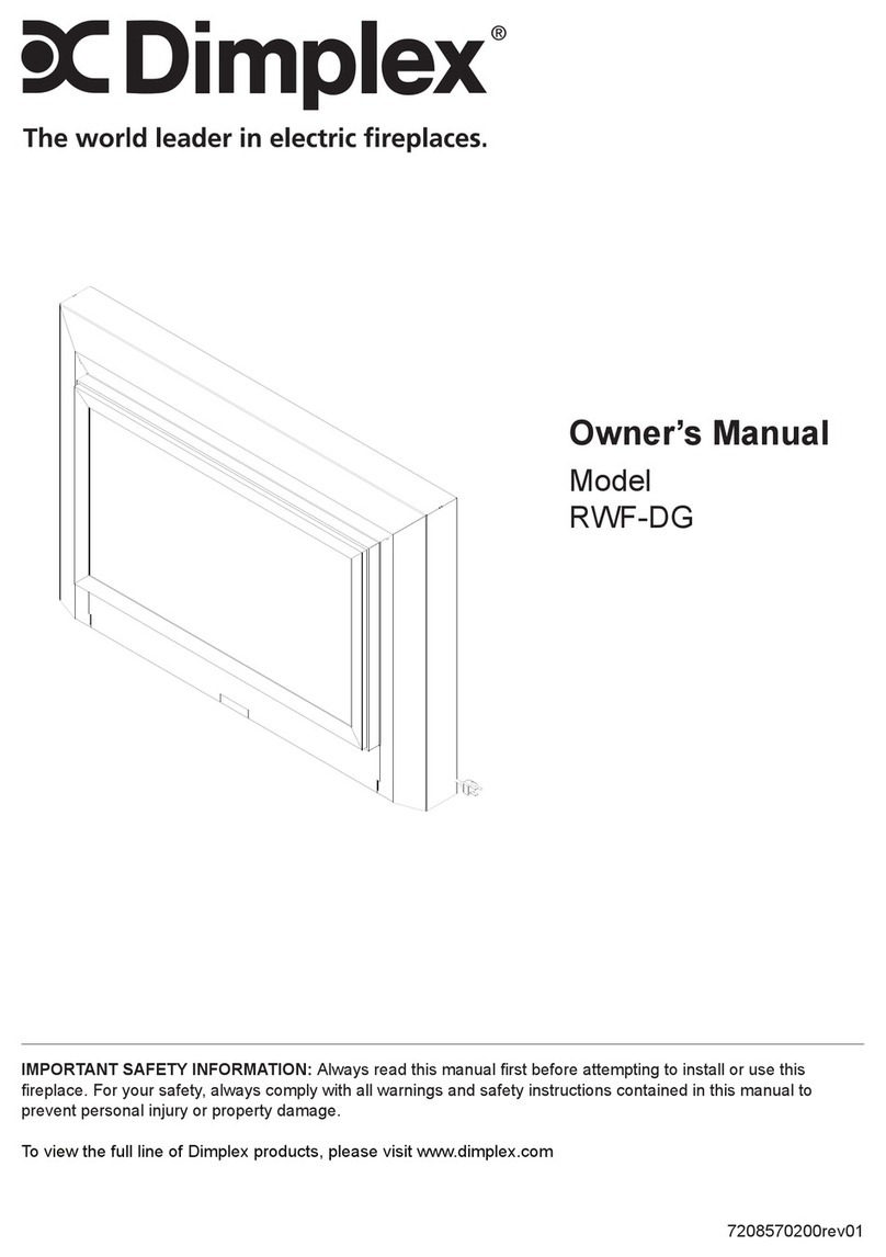 Dimplex RWF-DG Manuel utilisateur