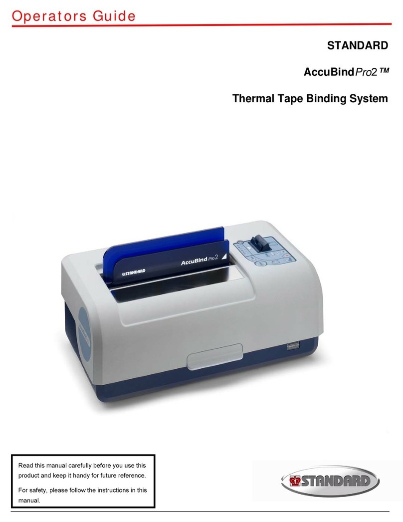 Standard AccuBindPro2 Manuel