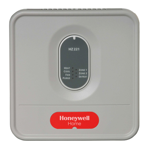 Honeywell TrueZONE HZ221 Manuel utilisateur