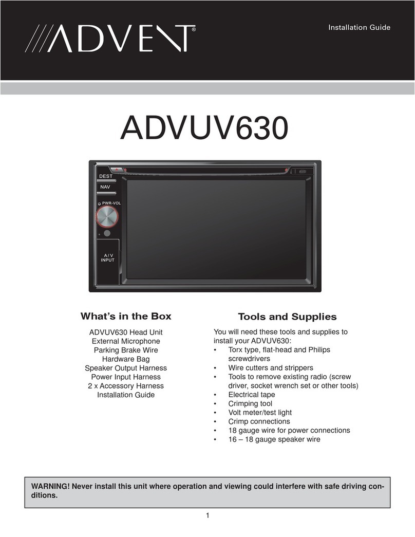 Advent ADVUV630 Manuel utilisateur
