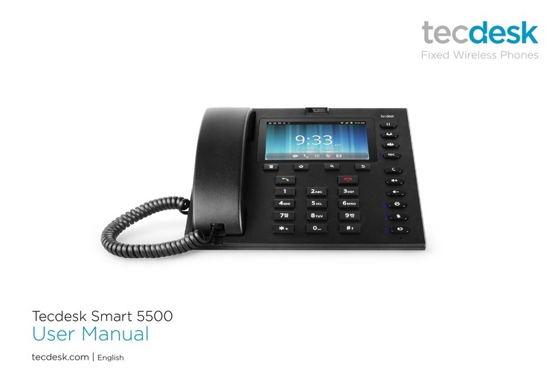 Tecdesk Smart 5500 Manuel utilisateur Tecdesk Smart 5500 Manuel utilisateur