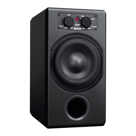 Adam Sub7 Manuel utilisateur