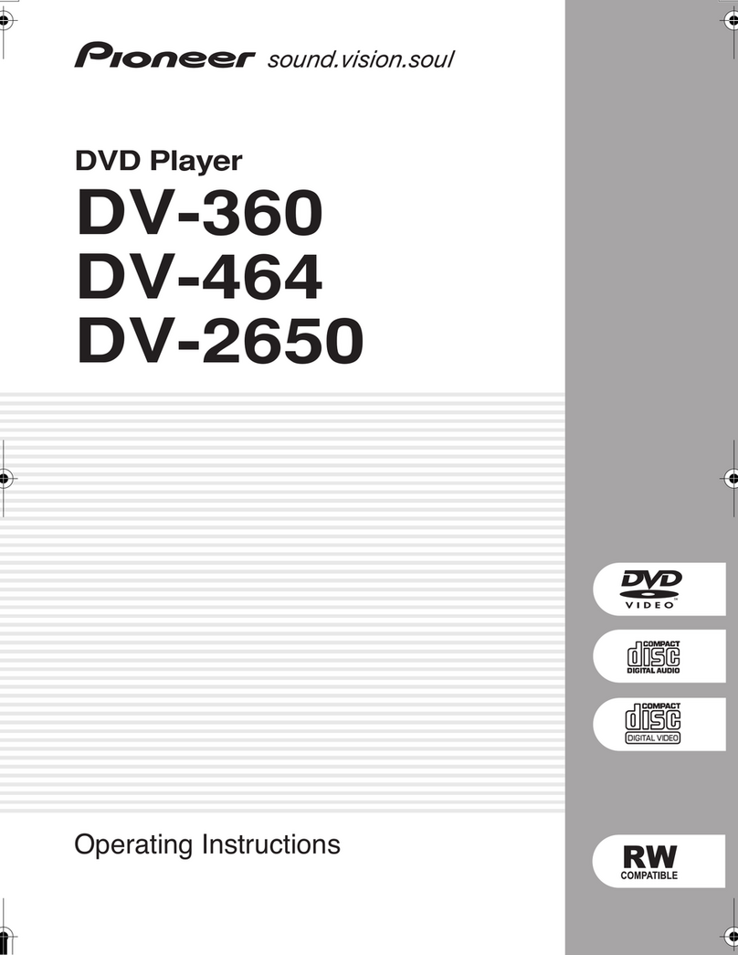 Pioneer DV-360 Manuel utilisateur